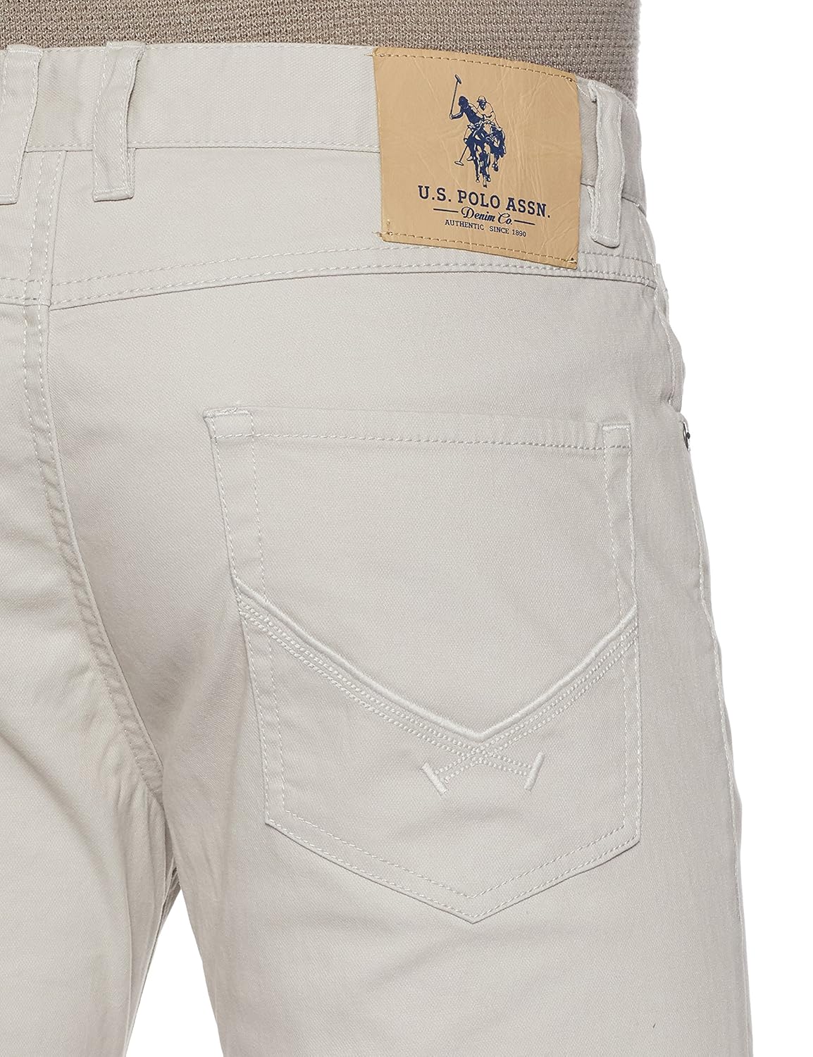 us polo association men's straight fit casual trousers