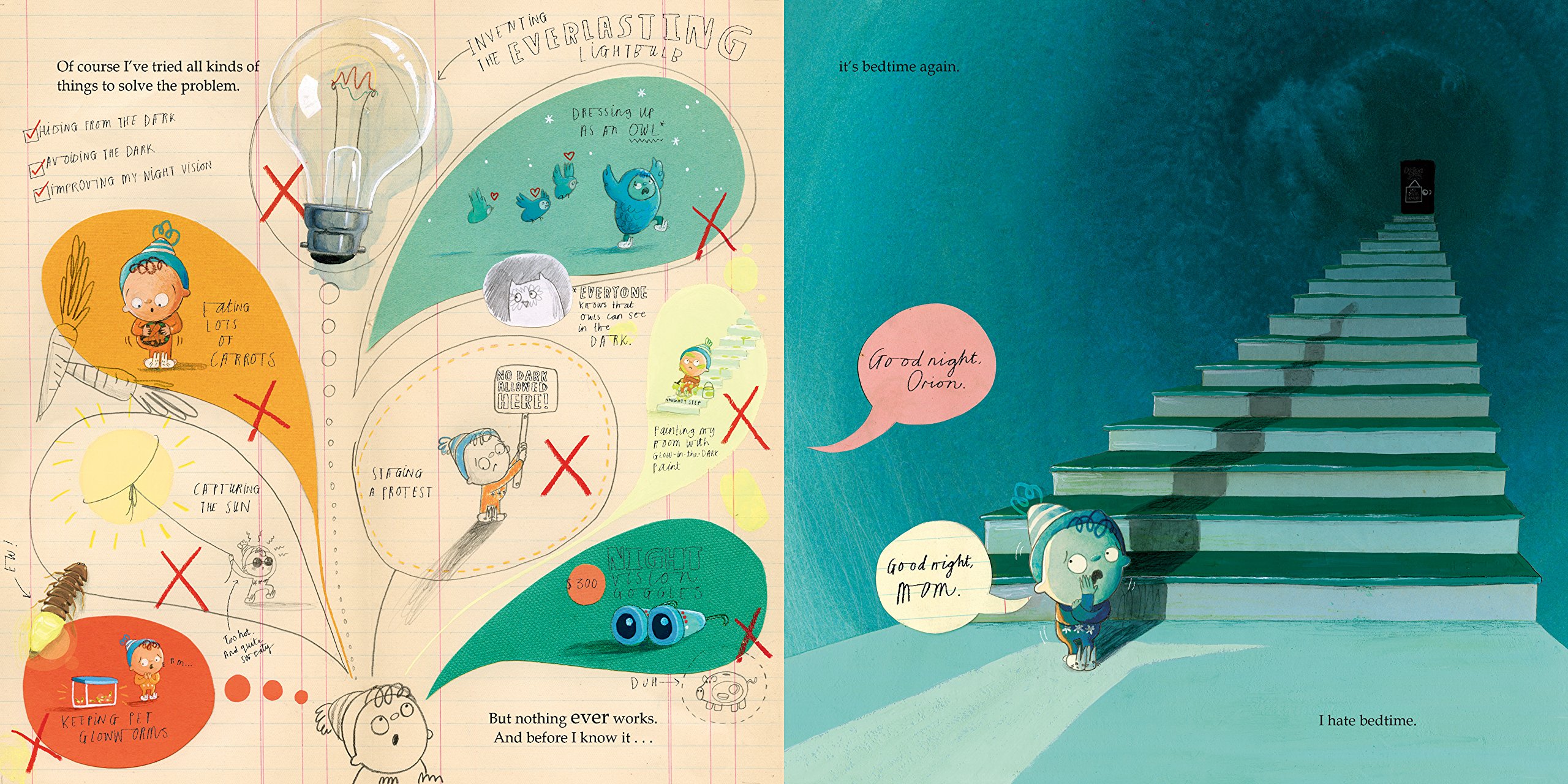 Orion And The Dark By Emma Yarlett Illustration Picture Book Orion Orion And The Dark By Emma Yarlett Illustration Picture Book Orion