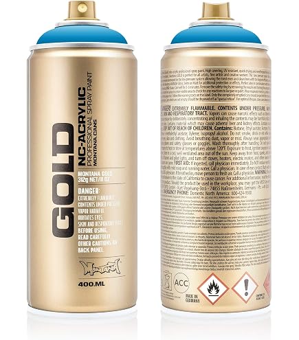 Montana Gold Acrylic Shock White Cream - Spray Paints - Amazon.com