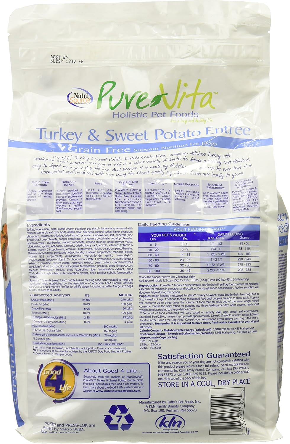 pure vita turkey and sweet potato