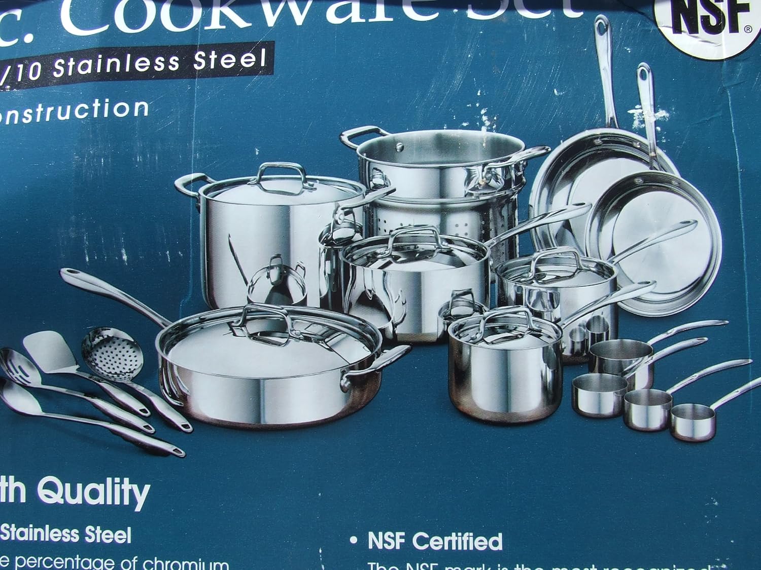 Member's Mark 21 Piece Professional TriPly Stainless Steel Cookware Set Amazon.co.uk Kitchen