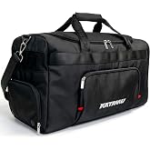 Katamu Gym Duffle Bag with Shoe Compartment, Laptop Sleeve &amp; Wet Pocket | Waterproof Sports Travel Bag for Workouts, Sports &amp; Trips- Heavy Duty Duffle Bag for Training, Commuting &amp; Outdoor Adventures