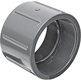 Spears 830 Series PVC Pipe Fitting, Coupling, Schedule 80, 3" NPT Female