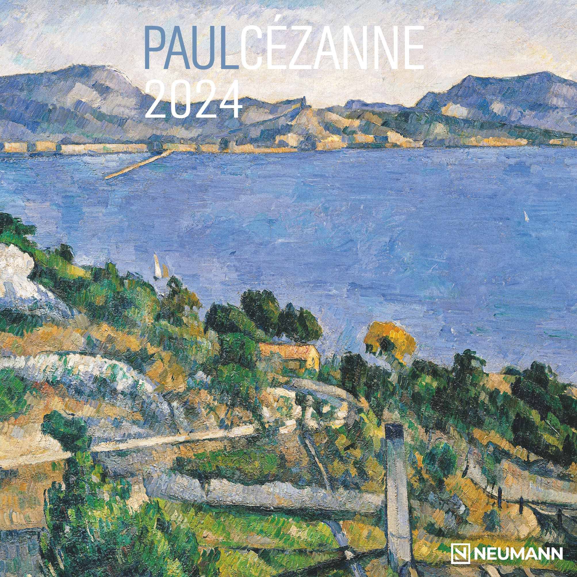 Paul Cézanne 2024 - Wall Calendar - Brochure Calendar - 30 x 30-30 x 60 Open - Art Calendar