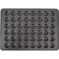 Wilton Perfect Results Non-Stick Mega Mini Muffin Pan & Mini Cupcake Pan, 48-Cup Pan, Steel