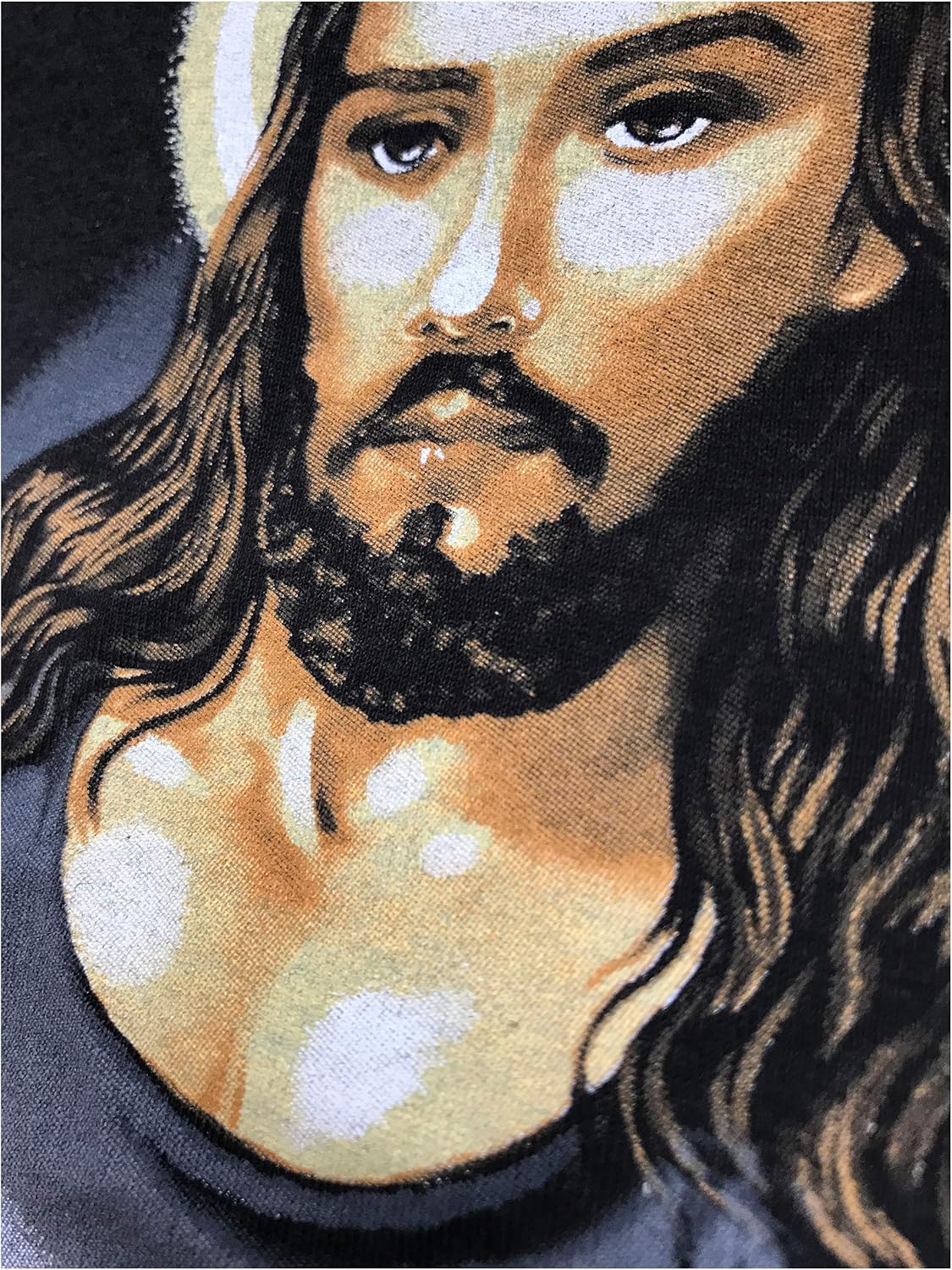 Hallowed Be Thy Gains | Funny Muscle Jesus Weight Lifting Workout Humor Tank Top: Clothing