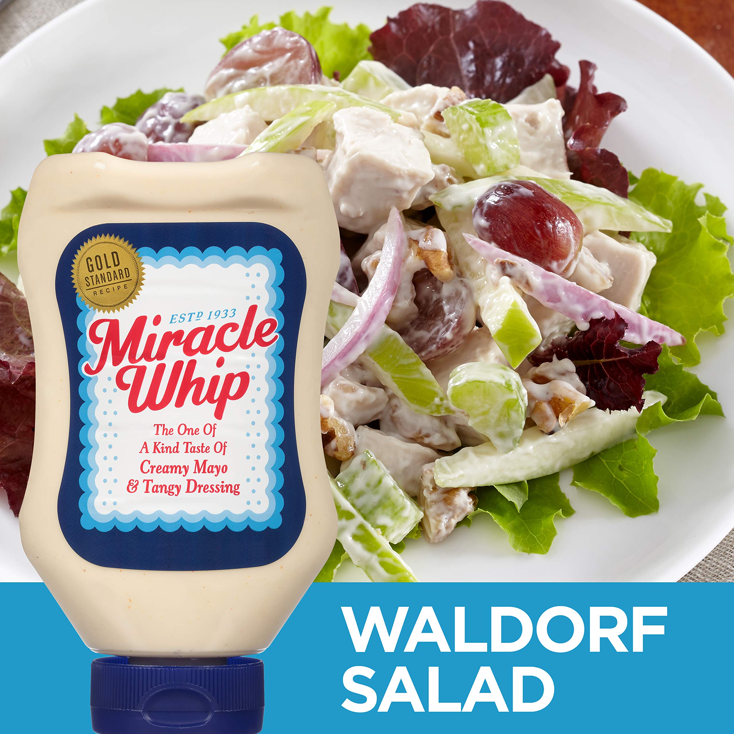 Miracle Whip Creamy Dressing (22 oz Squeezable Bottle) Buy Online in UAE. Grocery Products