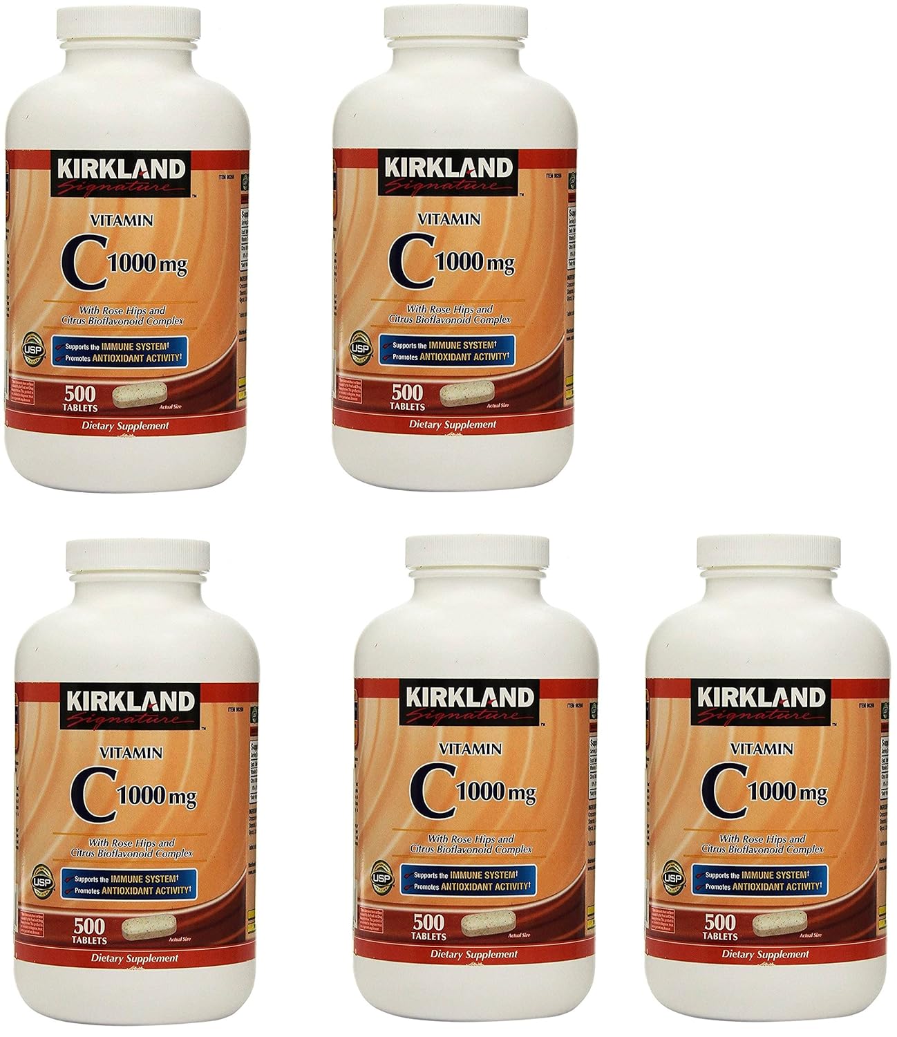 Kirkland Vitamin C with Rose Hips and Citrus Bioflavonoid Complex (1000