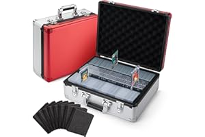 FunGuys Toploader Storage Box, Sports Card Storage Case, Top Loader Card Storage, Top Loader Storage Boxes, Trading Card Case Holds 600+ Card, One Touch Card Holder