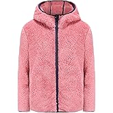 SGMWVB Girl's Jacket Kids Full Zip Ultra Soft Sherpa Fleece Hoodie Sweatshirt
