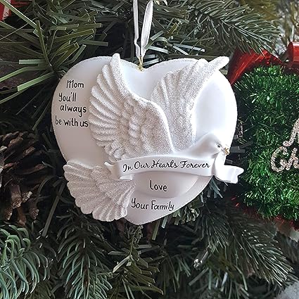 In Our Hearts Forever Memorial Pass Away PERSONALIZED Christmas Ornament 2019