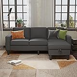 Sectional Sofa Couches for Living Room - Dark Grey