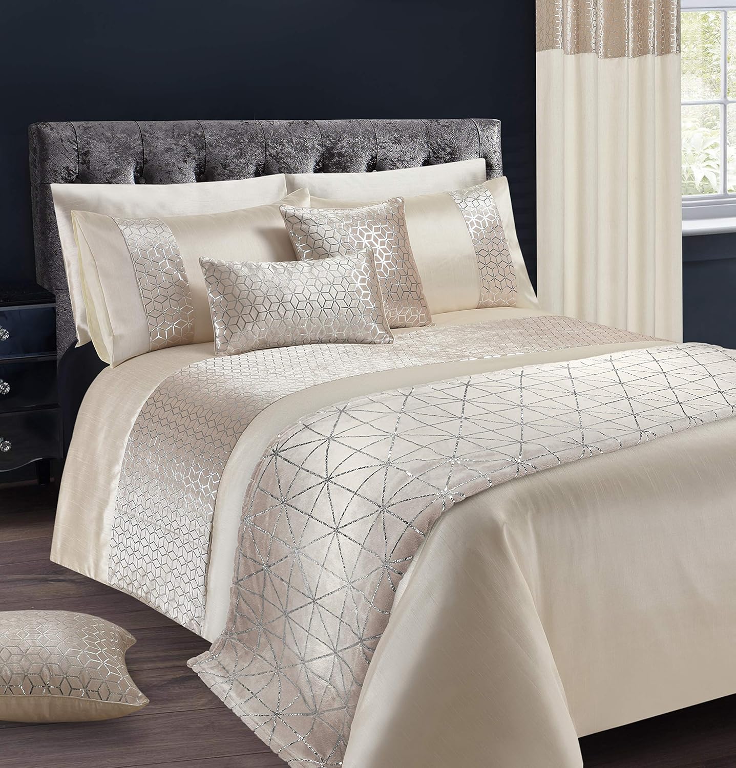 Intimates Velvet Sparkle/Bling Bedding Set Duvet/Quilt Cover and