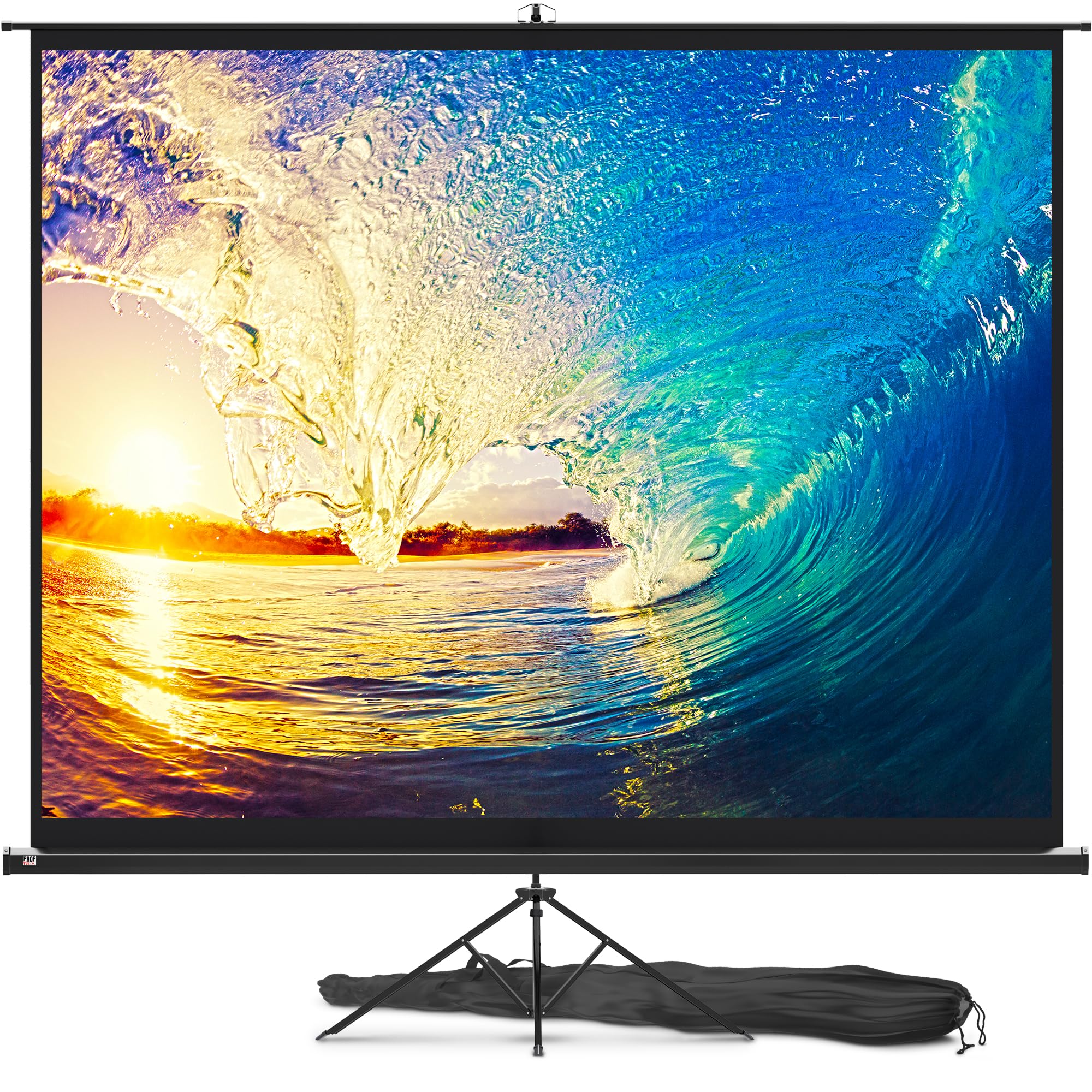 Photo 1 of ** MISSING INSTRUCTIONS AND HARDWARE**
PropVue Projector Screen with Stand 120 inch - Indoor and Outdoor Projection Screen for Movie or Office Presentation - 4:3 HD Premium Wrinkle-Free Tripod Screen