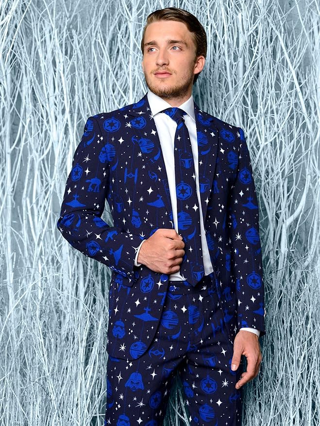 starry night themed suit