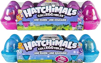HATCHIMALS colleggtibles Temporada 2 – Paquete de 12 cartón de Huevos Bundle con Temporada 1 – 12 Unidades cartón de Huevos: Amazon.com.mx: Juegos y juguetes