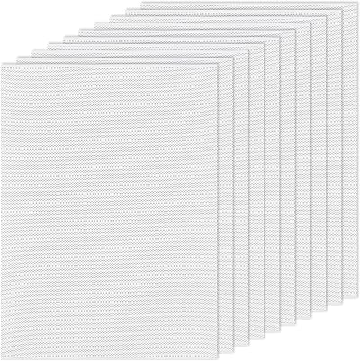 DIVINA VITAE 10x White Fursuit Eye Mesh 30x20cm Plastic PVC 0.5mm Therian
