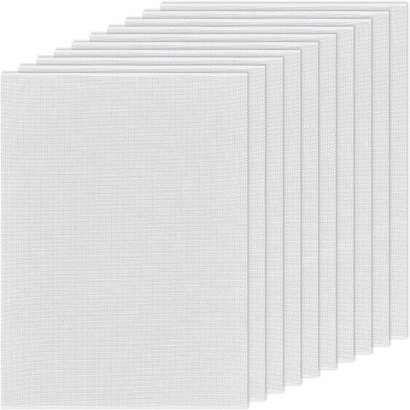 DIVINA VITAE 10x White Fursuit Eye Mesh 30x20cm Plastic PVC 0.5mm Therian