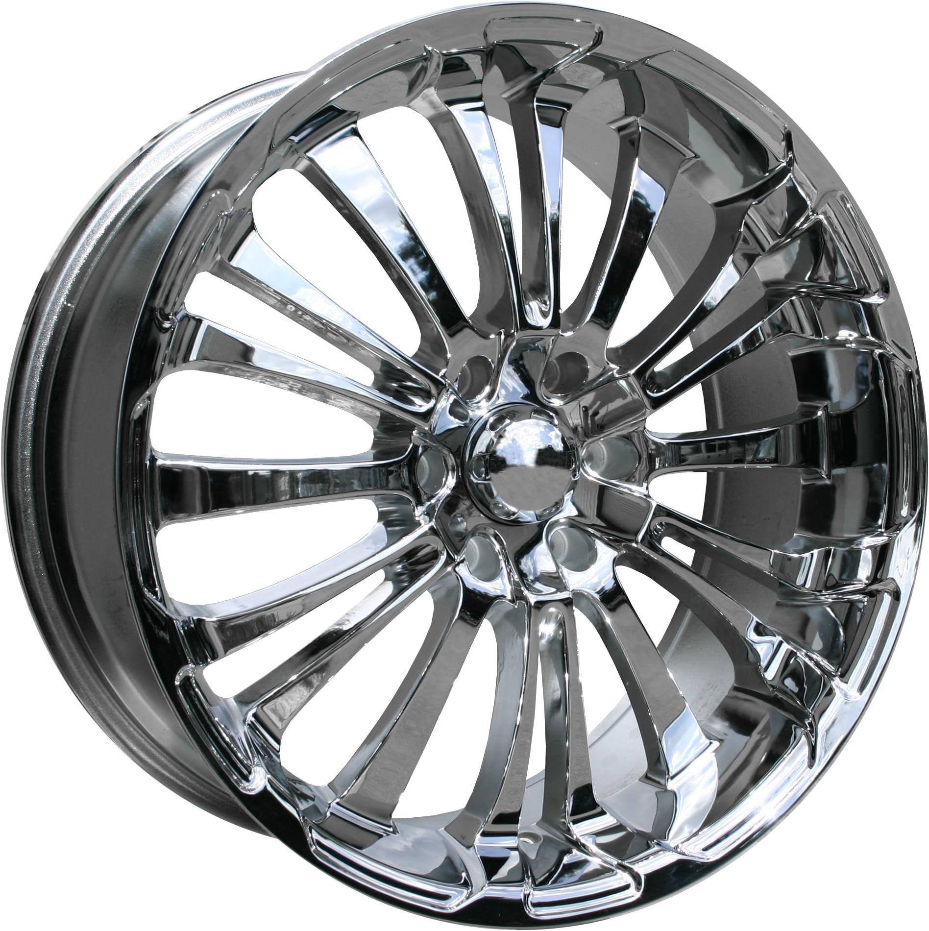 HD Wheels Spinout Bright PVD Chrome Wheel (20x9"/5x139.7mm, +15mm offset)