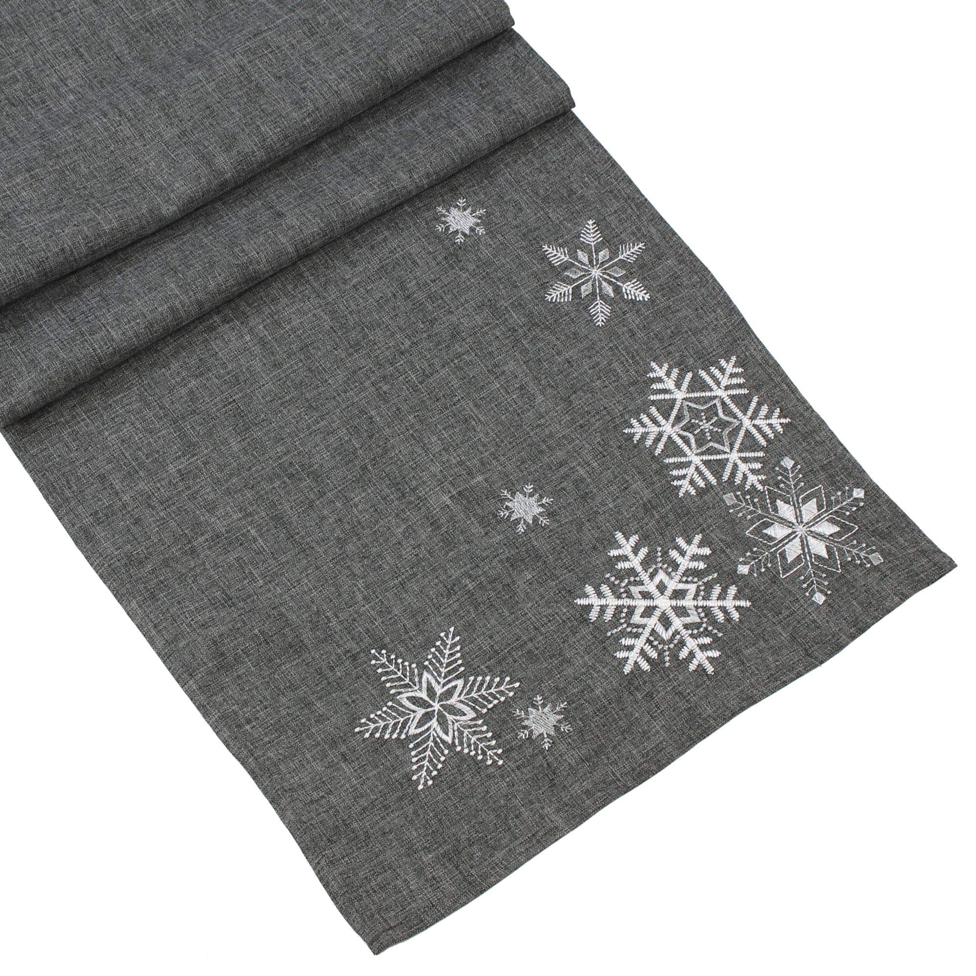Silver Crystal Table Runner.
