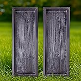 Big DIY Precast Concrete Molds 2 pcs Wooden Pavers Cement Paver Mold - Pathmaker ii Mold Hormigon Molde - Paving Stone Molds for Concrete - DIY Stepping Stone Forms