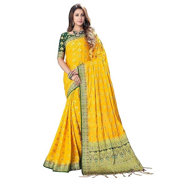 Silk Blend Kanjeevaram Saree[R_21069YOGINISR01_REd]