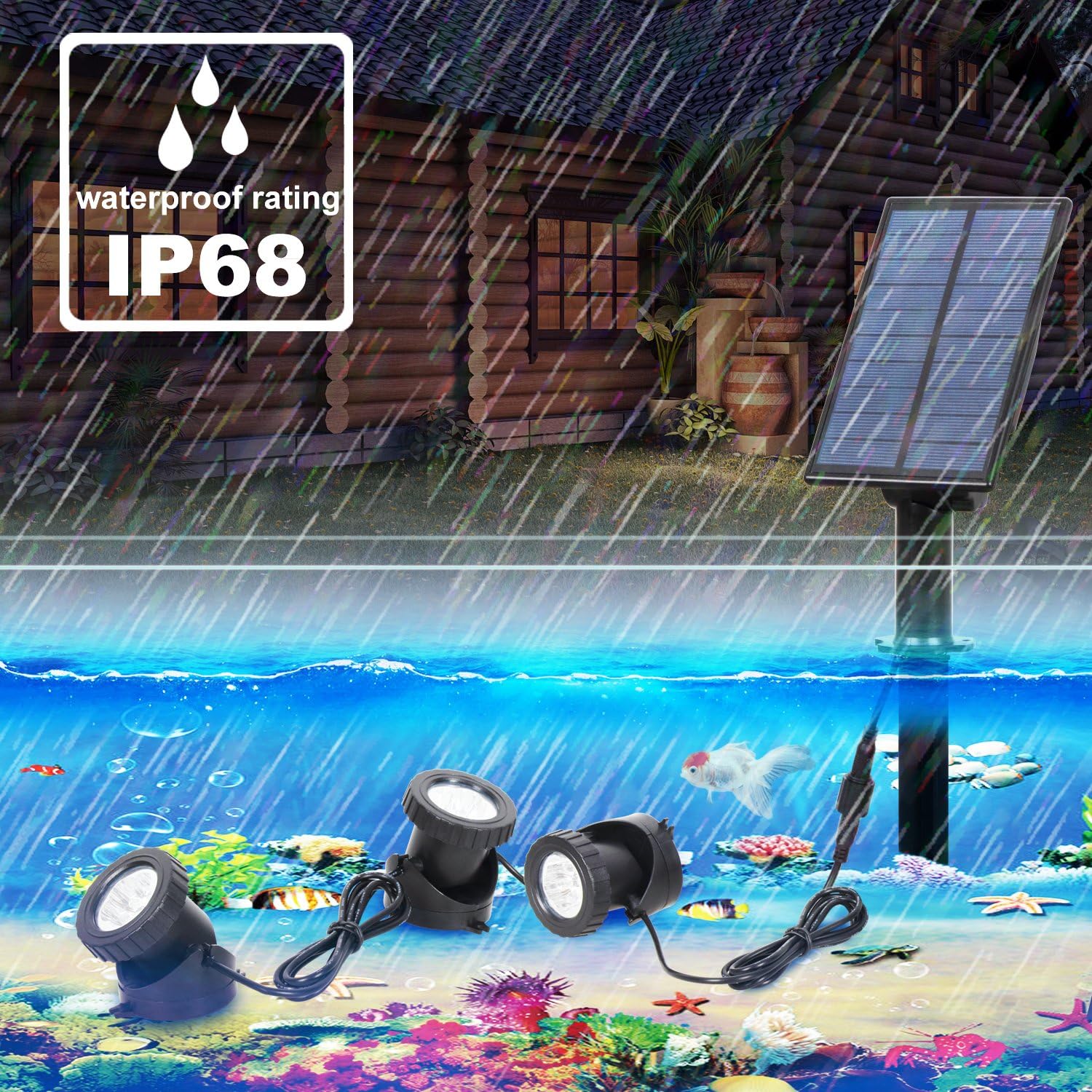 NATPOW Solar Pond Lights - Image 4