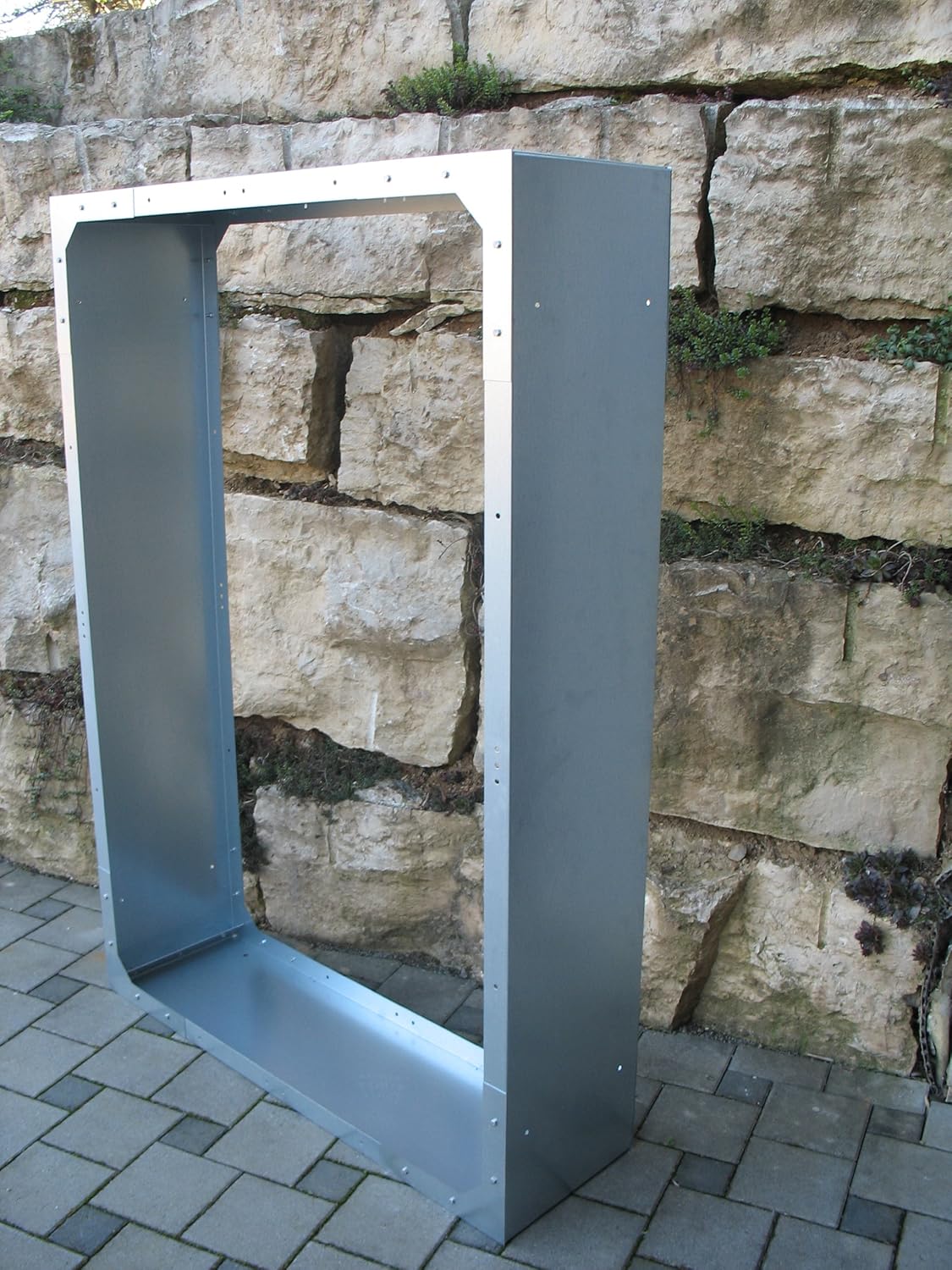 Kaminholzregal Metall feuerverzinkt Garten Heizstrahler & Gartenöfen