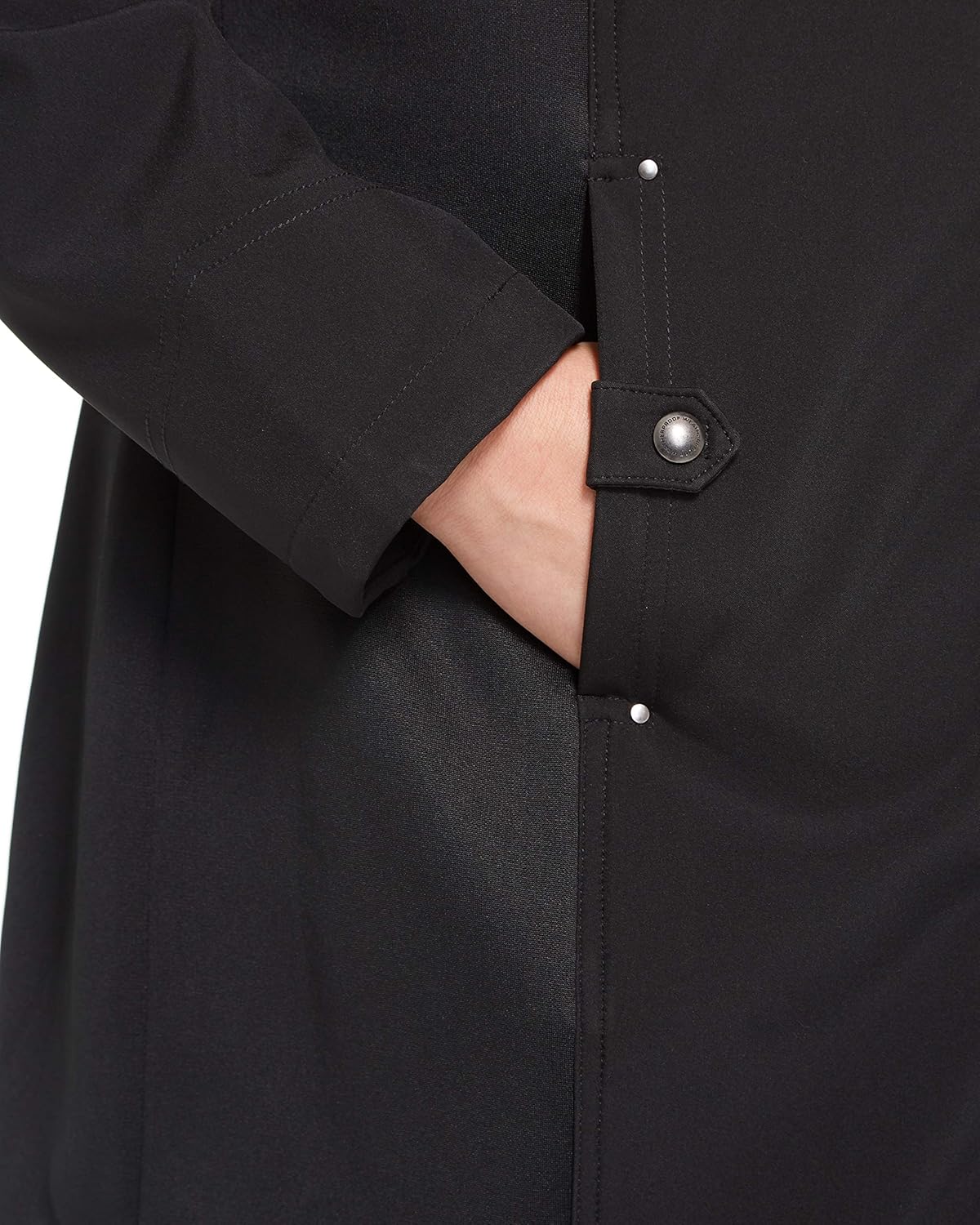 weatherproof women's jacket with detachable hood