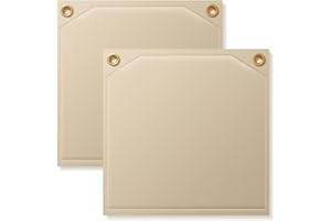 FLASLD 2-Pack Heavy Duty Soldering Heat Shield 12" x 12" Flame Protector Pad Plumbing & High Temperature 2000°F Heat Insulation Blanket for Soldering Copper Pipe