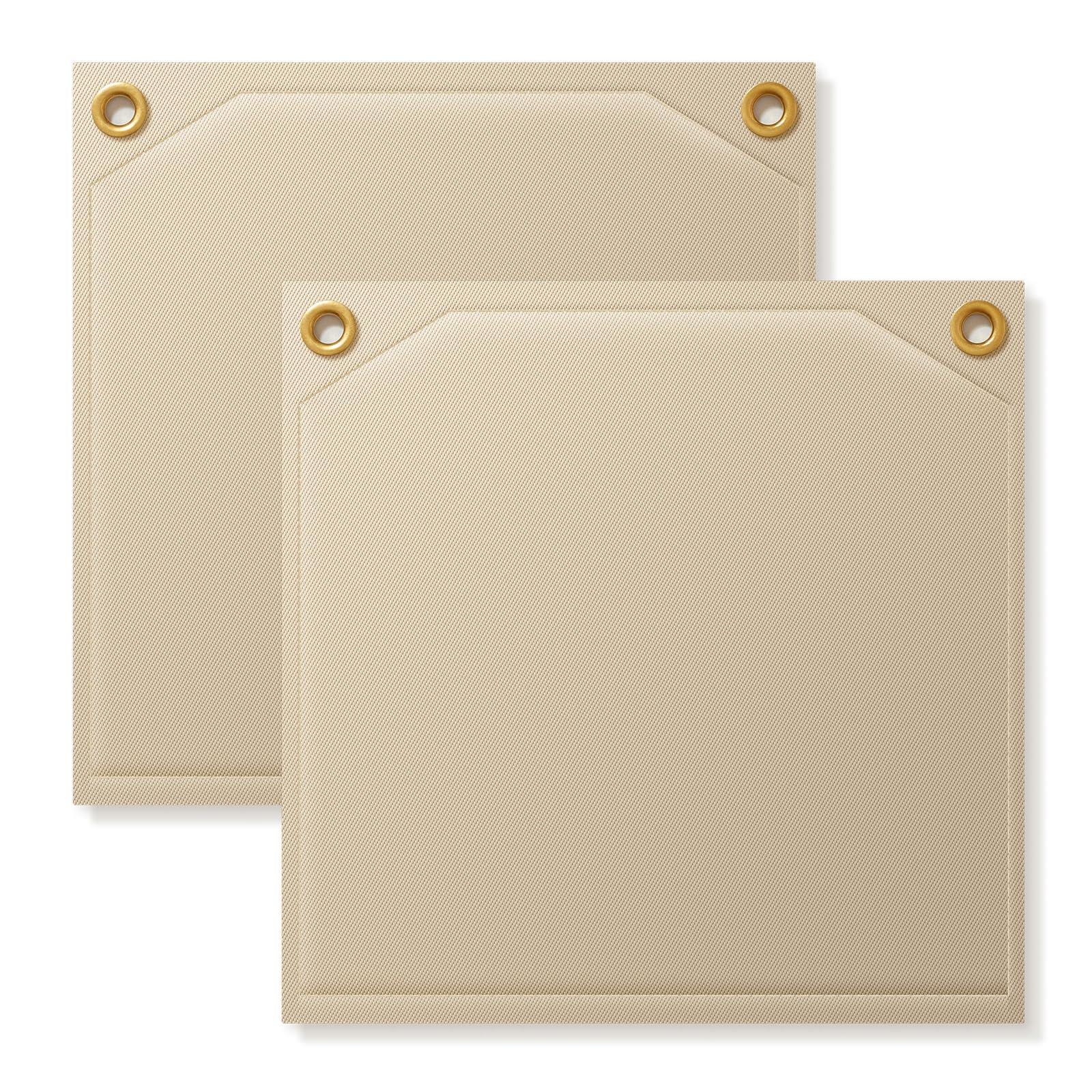 FLASLD 2-Pack Heavy Duty Soldering Heat Shield 12" x 12" Flame Protector Pad Plumbing & High Temperature 2000°F Heat Resistant Blanket for Soldering Copper Pipe