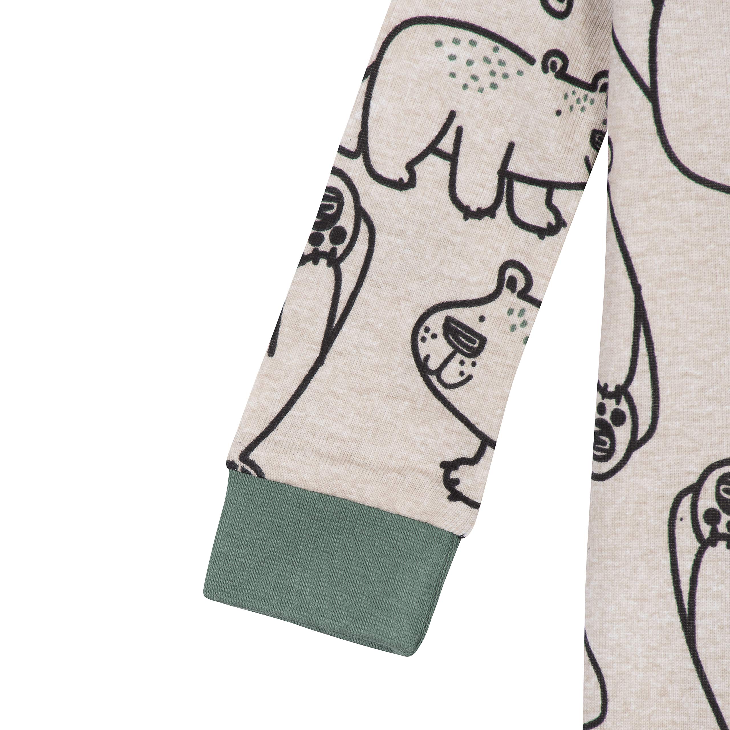 Gerber baby-boys 2-pack Snug Fit Footed Cotton Pajamas