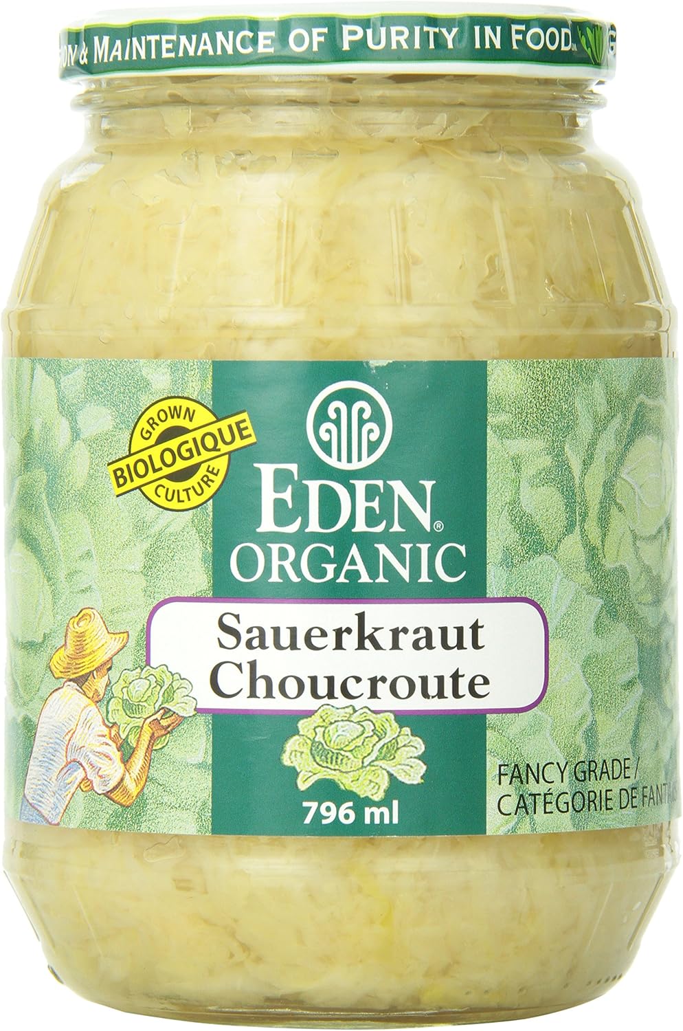 Eden Foods Organic SauerkrautSauerkraut, 796Ml Amazon.ca Grocery