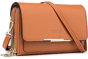Roulens Small Crossbody Bag for Women,Cell Phone Purse Women's Shoulder Handbags Wallet Purse with Credit Card Slots