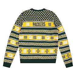 FOCO Standard NFL Big Logo Ugly Sweater, Team Color