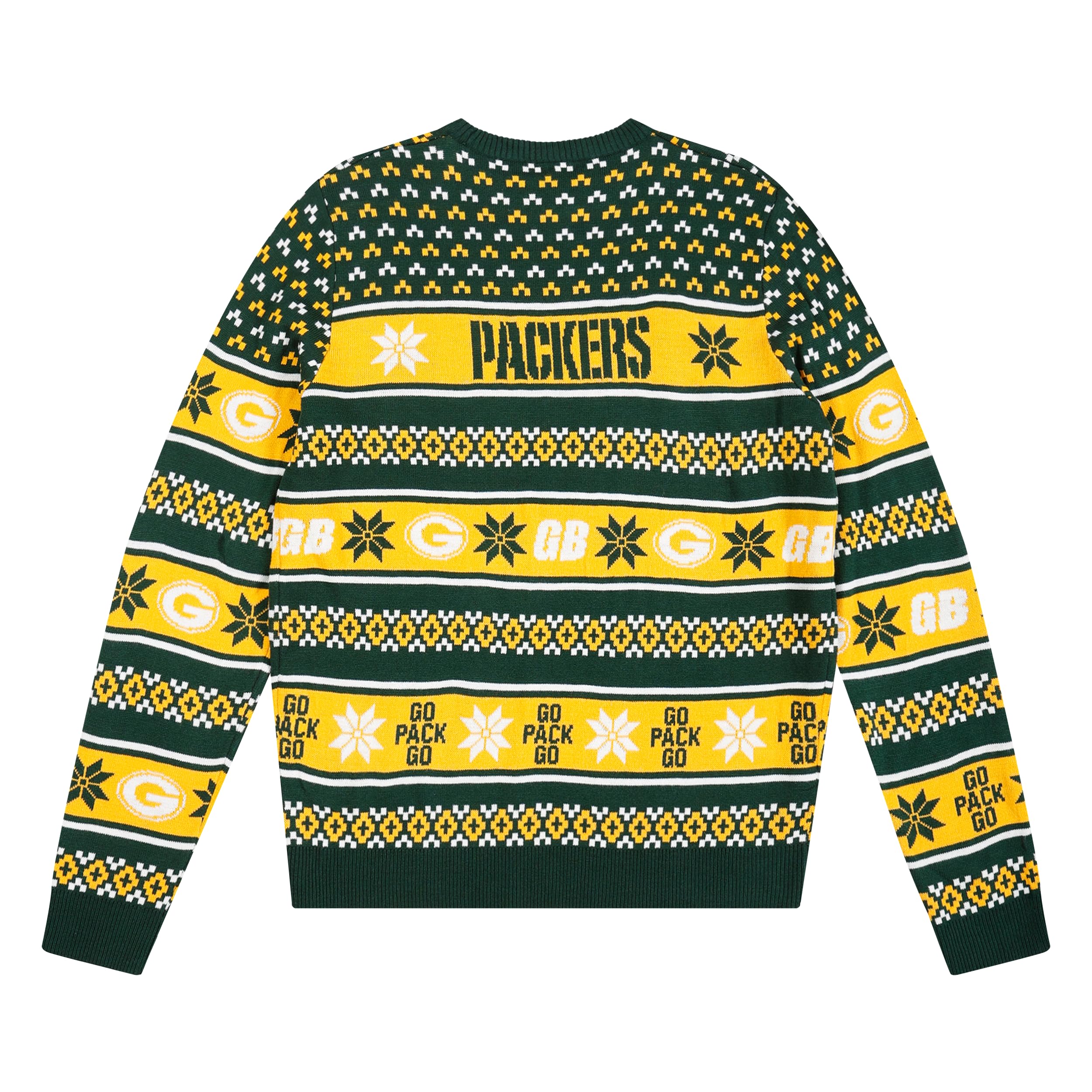 FOCO Standard NFL Big Logo Ugly Sweater, Team Color