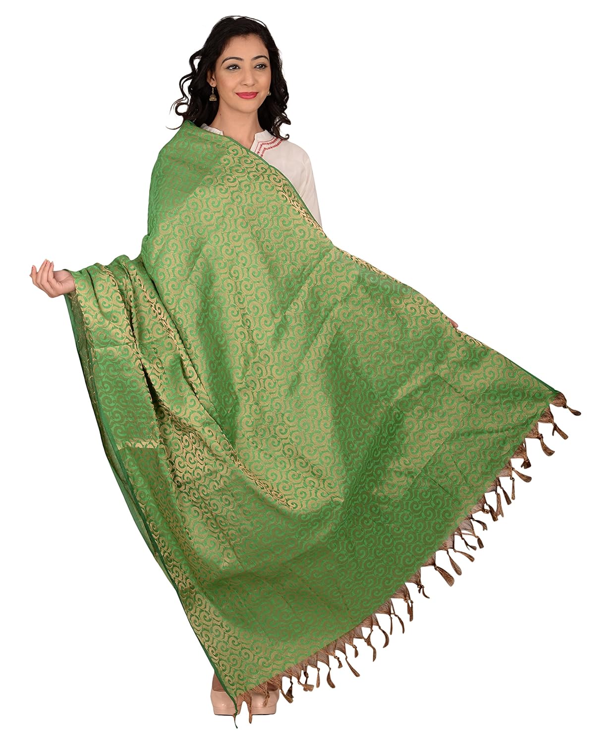 youthquake women's art silk dupatta