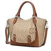 MKF Collection Shoulder Bag for Women, PU Leather Pocketbook Top-Handle Crossbody Purse Tote Satchel Handbag By Mia K