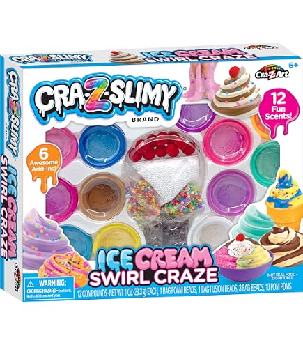 Amazon.com: CRA-Z-Slimy Scented Slimy Creations Studio, Dessert