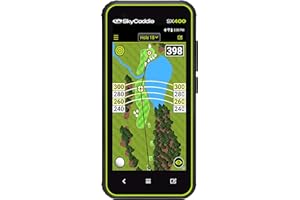 SkyCaddie SX400, Handheld Golf GPS with 4 inch Touch Display, Black, (Model: SX400 GPS)