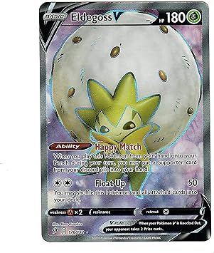 Eldegoss V 176 192 Ultra Rare Full Art Pokemon Sword And Shield Rebel Clash Amazon De Spielzeug