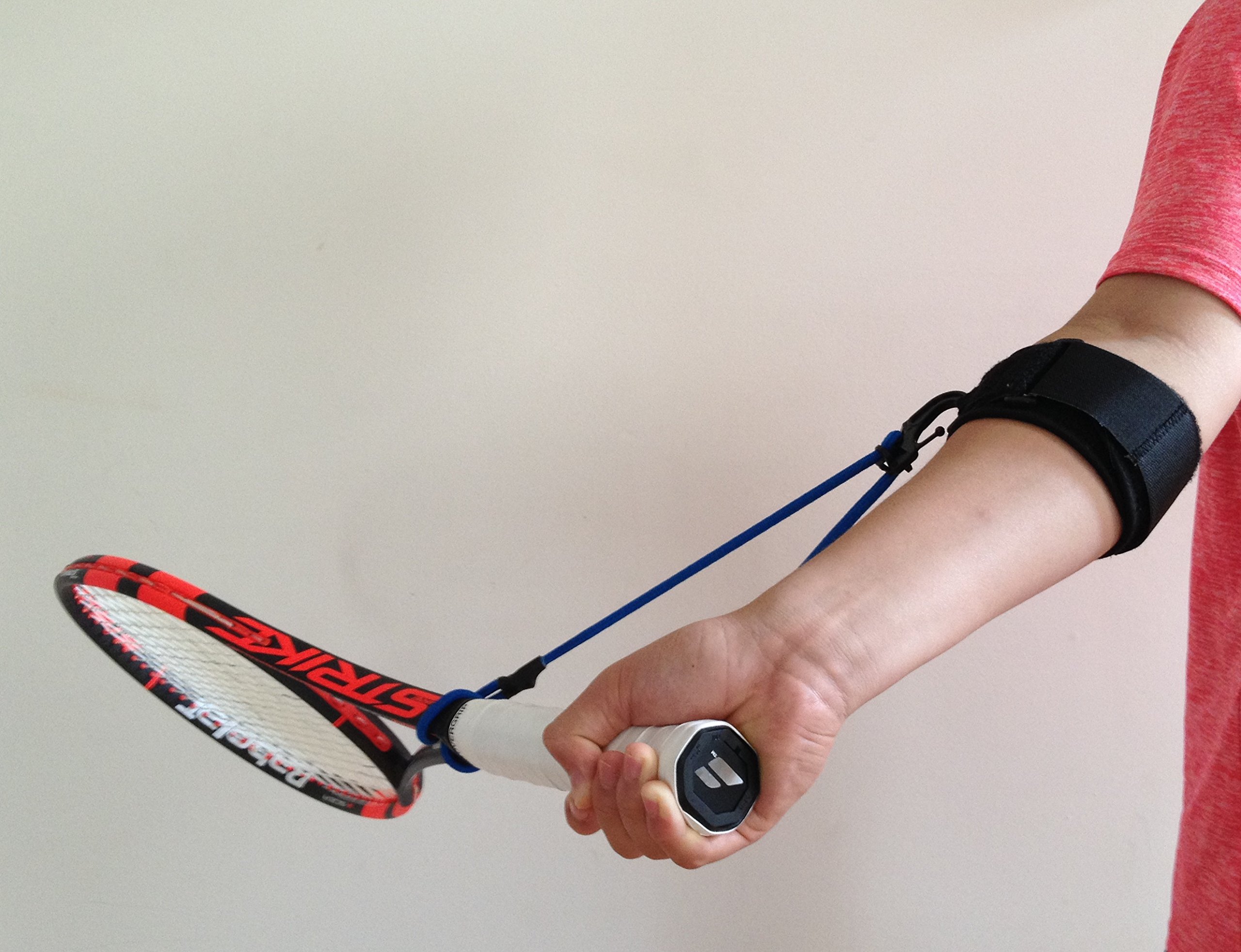 Tennis Swing Wrist Training Aid for Forehands, Backhands, Volleys and