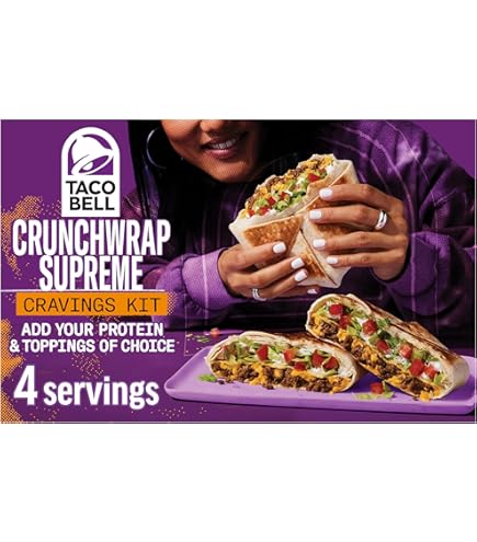 Amazon.com: Taco Bell Cravings Kit, Crunchwrap Supreme, 22.6 oz