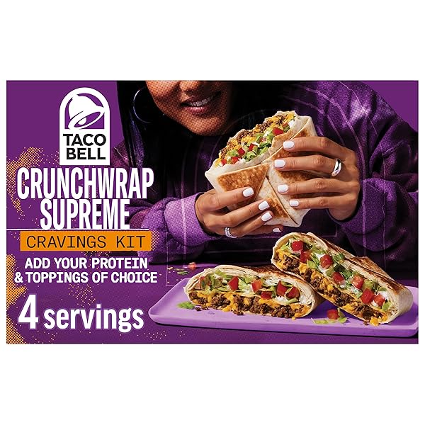 TACO BELL CRUNCHWRAP SUPREME CRAVINGS KIT, 22.6 OZ...