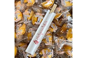 50 Individually Wrapped Fortune Cookies with Fun Fortunes, Lucky Numbers, Chinese Language, Bundle with 1 Set Habanerofire Chopsticks