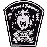 Desert Cactus Ozzy Osbourne Embroidered Iron On Sew On Patch (6 5 inch) | Officially Licensed Rock Star Gift Memorabilia Embroidered Iron On Patch Applique for Jackets Backpacks Bags &amp; Hats