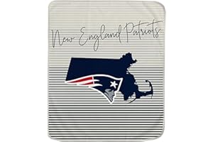 Pegasus Sports Officially Licensed NFL State Stripe Blanket, 60" x 70