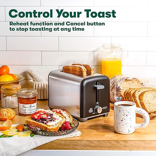 Stainless Steel Fastest Slice Toaster Cuisinart 2-Slice Countdown
