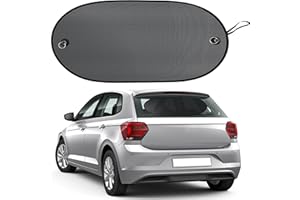 EcoNour Back Window Sun Shade for Car | Rear Window Shade with 99% Sun Protection from UV and Heat | Sun Shade for Car Window Baby Offers Complete Coverage for Car Rear Windshield | Standard (39"x19")
