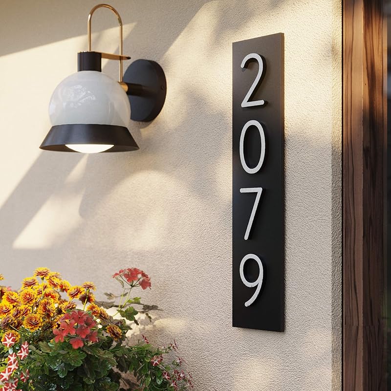 House Number Address number available in Vertical and